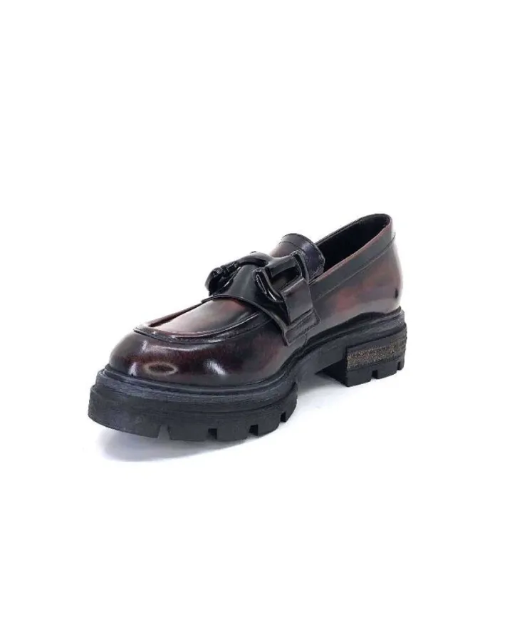 Mjus P31103 Cuir Spazzolato Merlot*Femme Mocassins