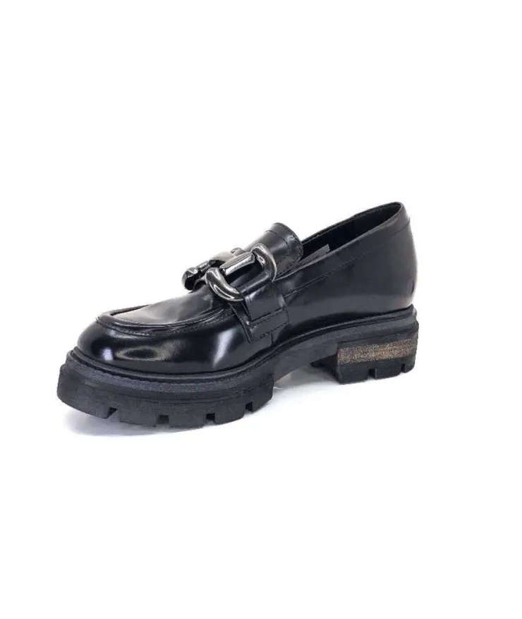 Mjus P31103 Cuir Spazzolato Noir*Femme Mocassins