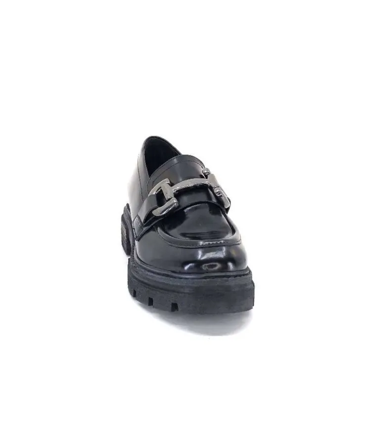 Mjus P31103 Cuir Spazzolato Noir*Femme Mocassins