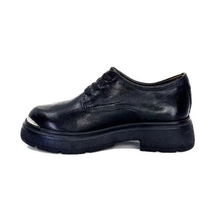 Mjus T61105-201-6002 Cuir Noir*Femme Lacets