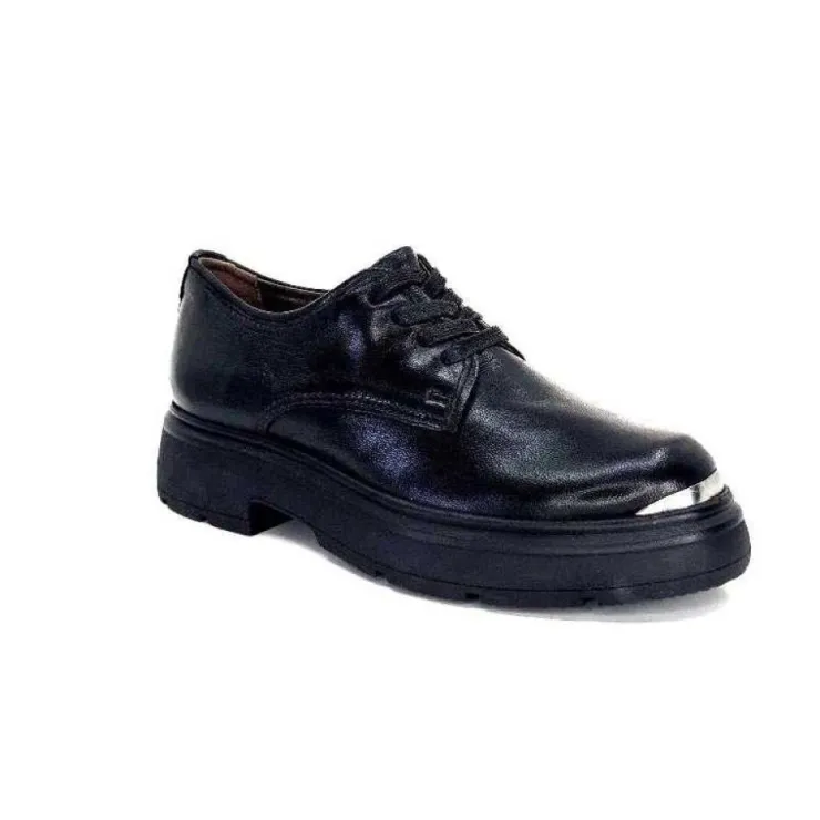Mjus T61105-201-6002 Cuir Noir*Femme Lacets