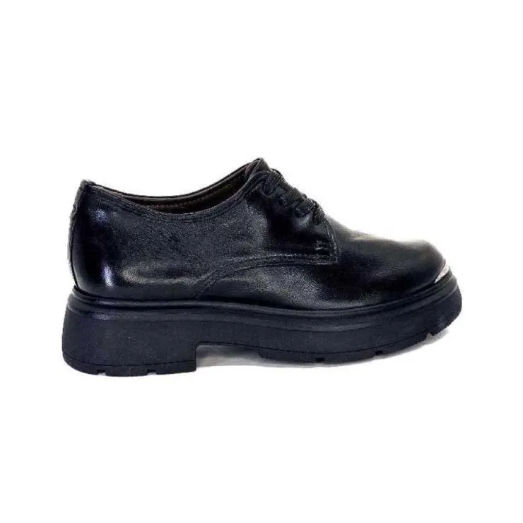 Mjus T61105-201-6002 Cuir Noir*Femme Lacets