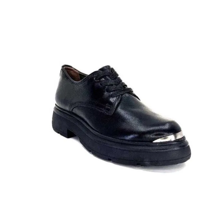 Mjus T61105-201-6002 Cuir Noir*Femme Lacets