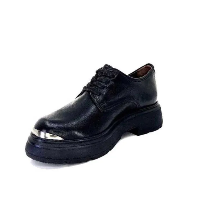 Mjus T61105-201-6002 Cuir Noir*Femme Lacets