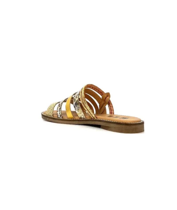 MKD Altesse 1 Cuir Multi Or*Femme Mules