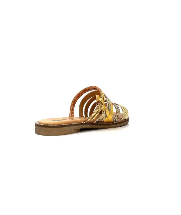 MKD Altesse 1 Cuir Multi Or*Femme Mules