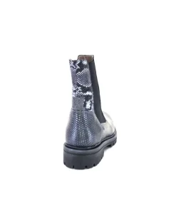 MKD Gilda Cuir Metal Gris*Femme Bottines