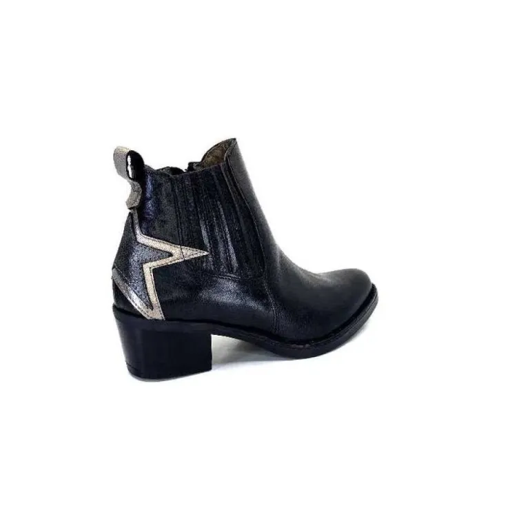 MKD Ivano Cuir Noir*Femme Santiags