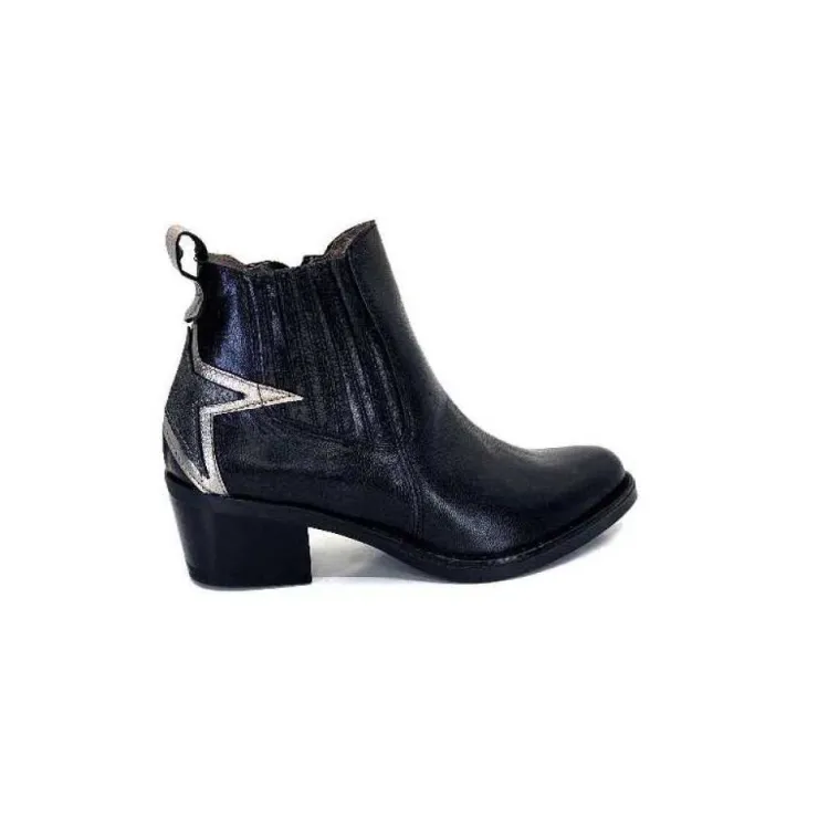 MKD Ivano Cuir Noir*Femme Santiags