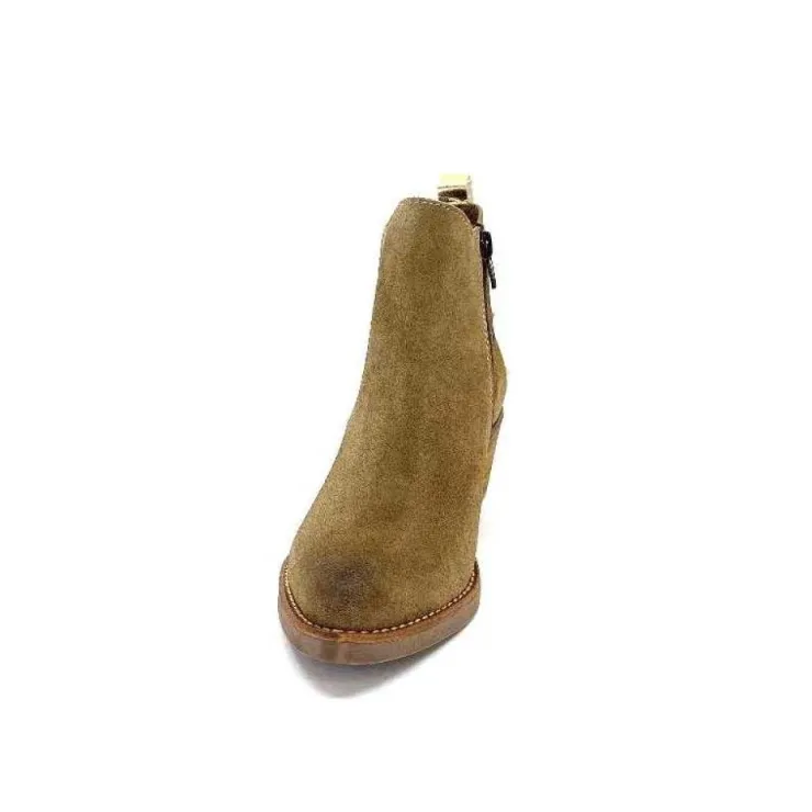 MKD Izac Daim Turin Champagne*Femme Santiags