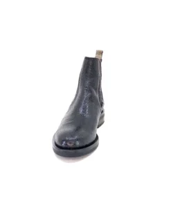 MKD Sibel4 Cuir Metal Noir*Femme Bottines