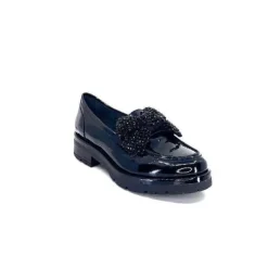 Myma Mocassins 6765 Cuir Vernis Noir*Femme Mocassins