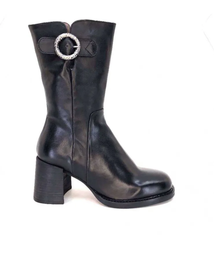 Muratti S1023J Rorbach Cuir Noir*Femme Mi-Bottes