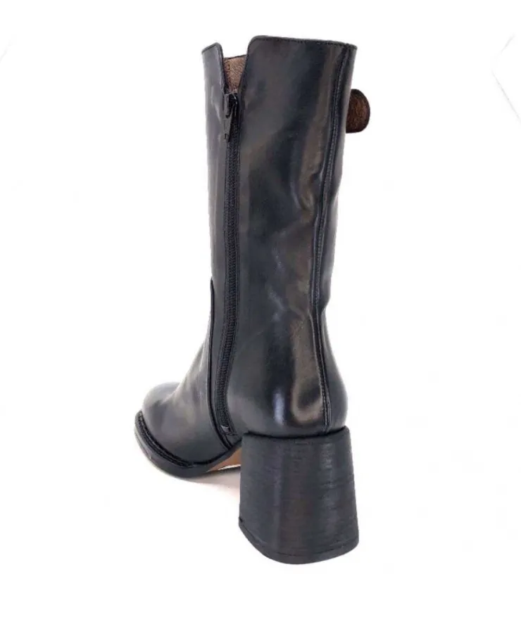 Muratti S1023J Rorbach Cuir Noir*Femme Mi-Bottes