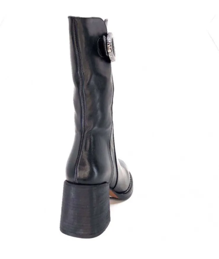 Muratti S1023J Rorbach Cuir Noir*Femme Mi-Bottes