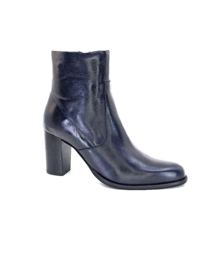 Myma 5805 Cuir Bleu Fonce*Femme Bottines