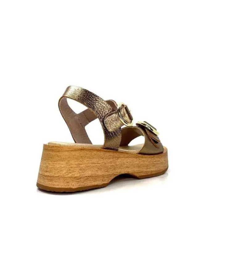 Myma 6596 Cuir Bronze*Femme Plateformes