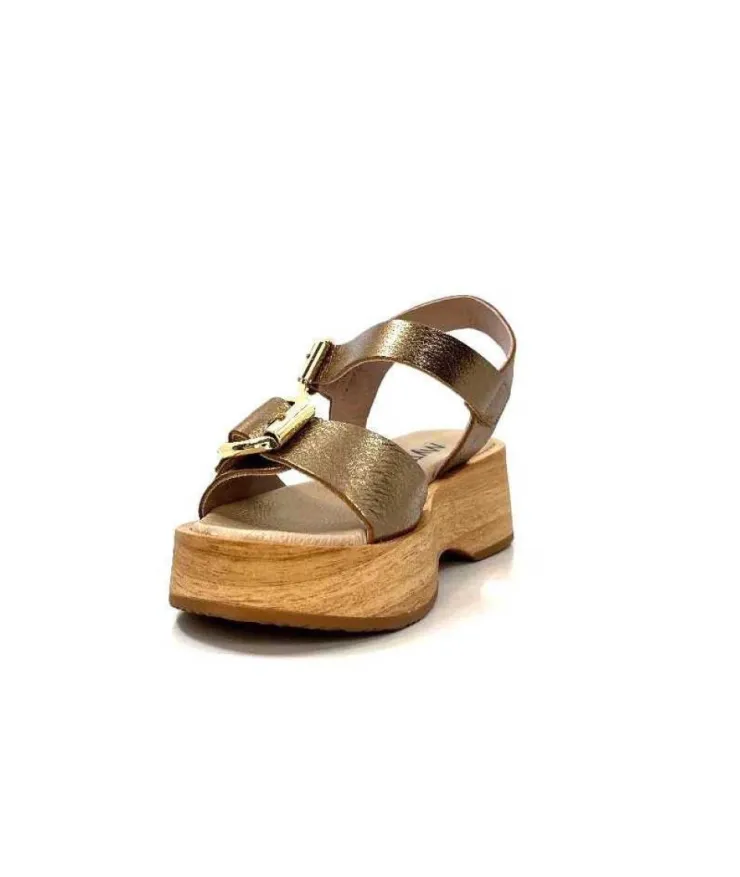 Myma 6596 Cuir Bronze*Femme Plateformes