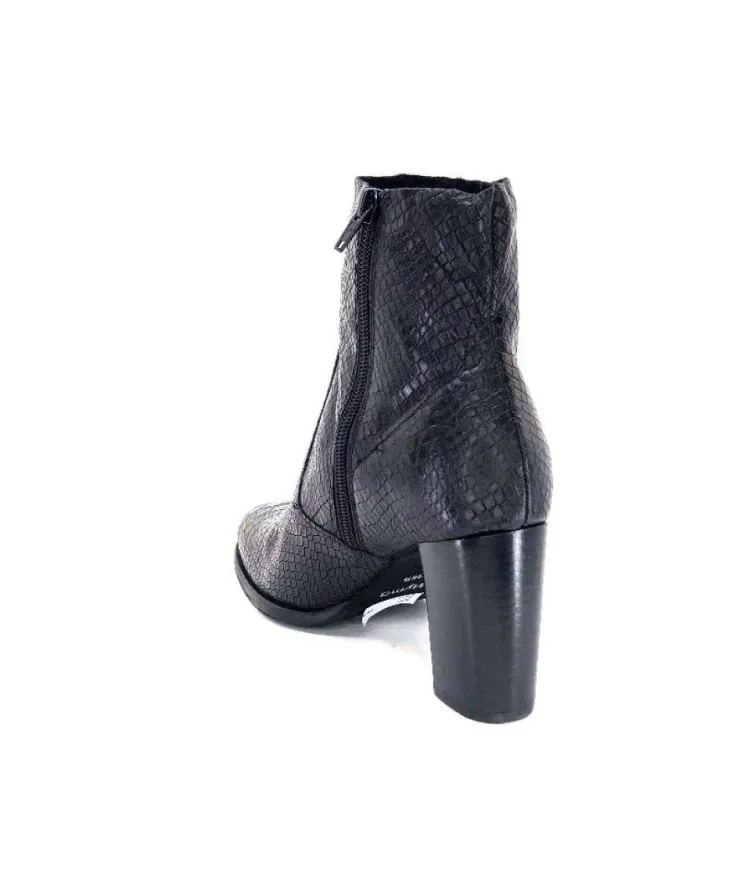 Myma 5805 Cuir Coco Noir*Femme Bottines