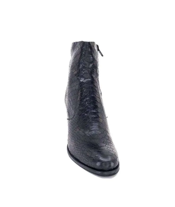 Myma 5805 Cuir Coco Noir*Femme Bottines