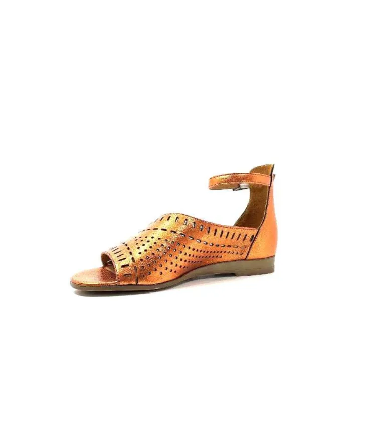 Myma 6410 Cuir Metal Orange*Femme Sandales
