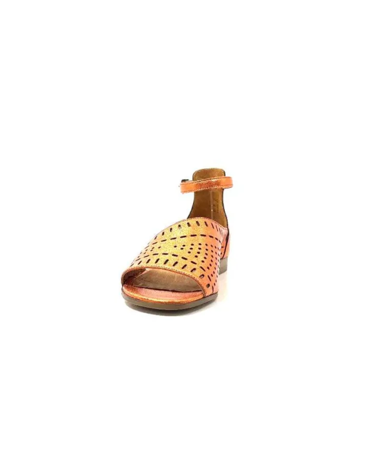 Myma 6410 Cuir Metal Orange*Femme Sandales
