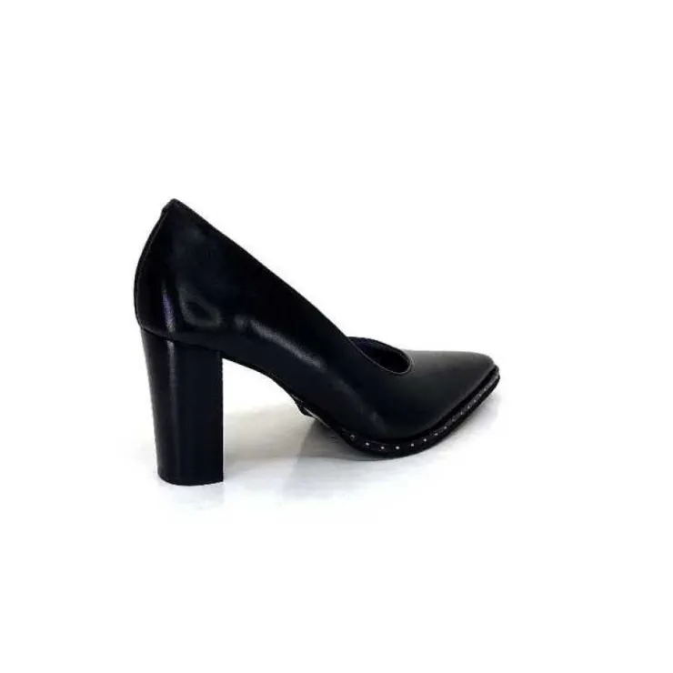 Myma 6735 Cuir Noir*Femme Escarpins