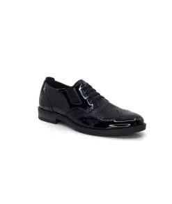 Myma 6009 Cuir Vernis Noir*Femme Mocassins
