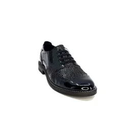 Myma 7009/00 Cuir Vernis Noir*Femme Lacets