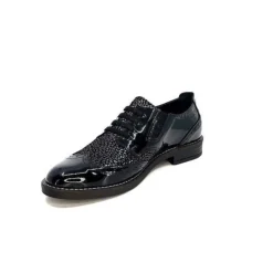 Myma 7009/00 Cuir Vernis Noir*Femme Lacets