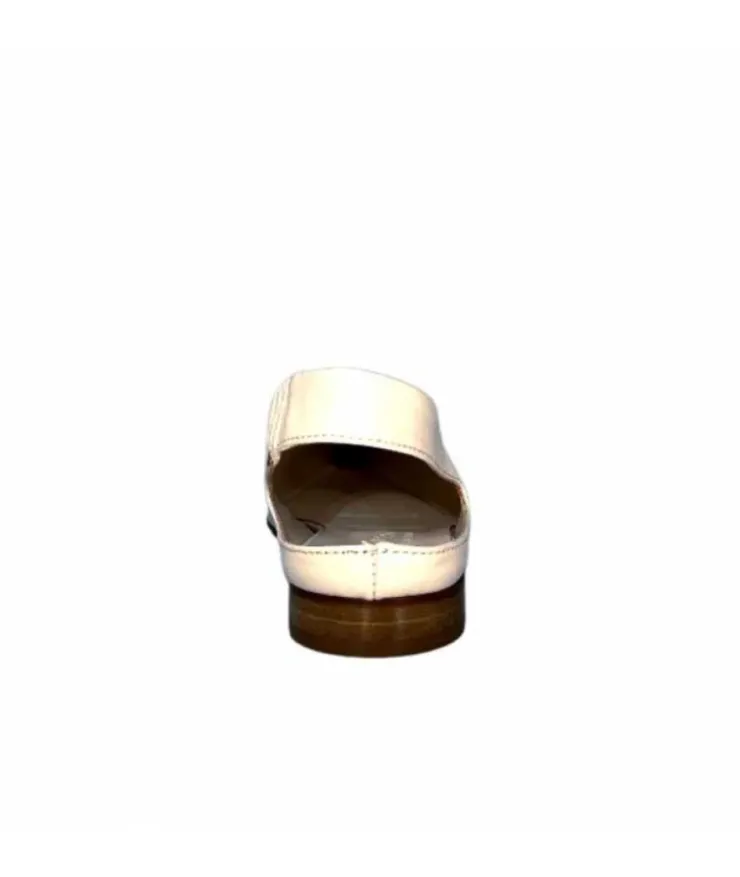 napoleoni 1585 Nappa Cuir Creme Avorio*Femme Ballerines