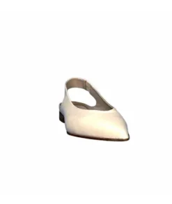 napoleoni 1585 Nappa Cuir Creme Avorio*Femme Ballerines