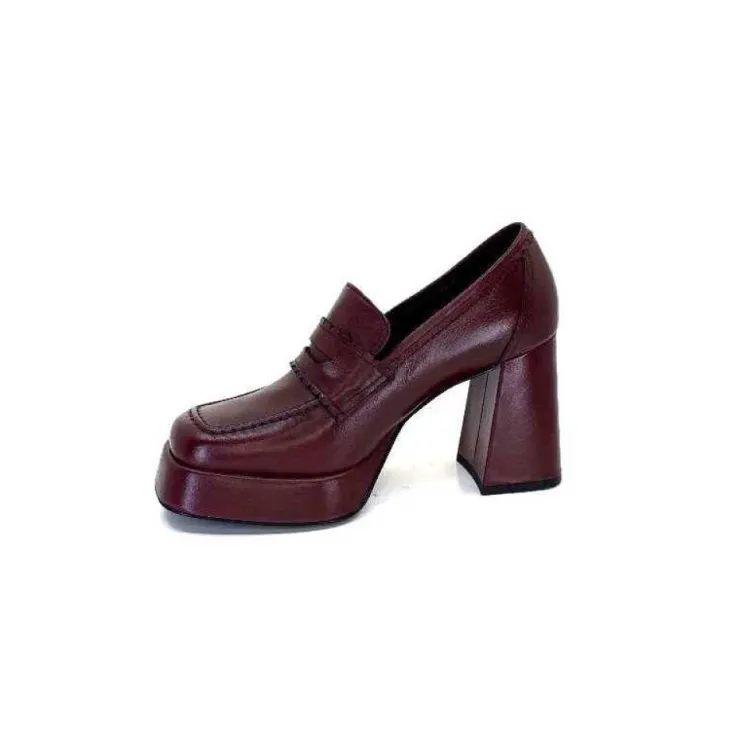 napoleoni A9183 Cuir Bordeaux*Femme Escarpins