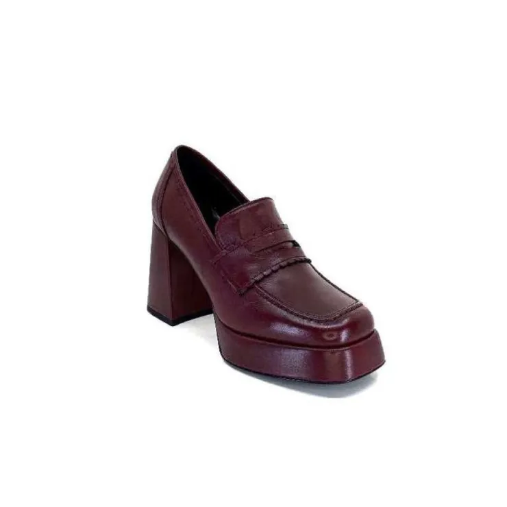 napoleoni A9183 Cuir Bordeaux*Femme Escarpins