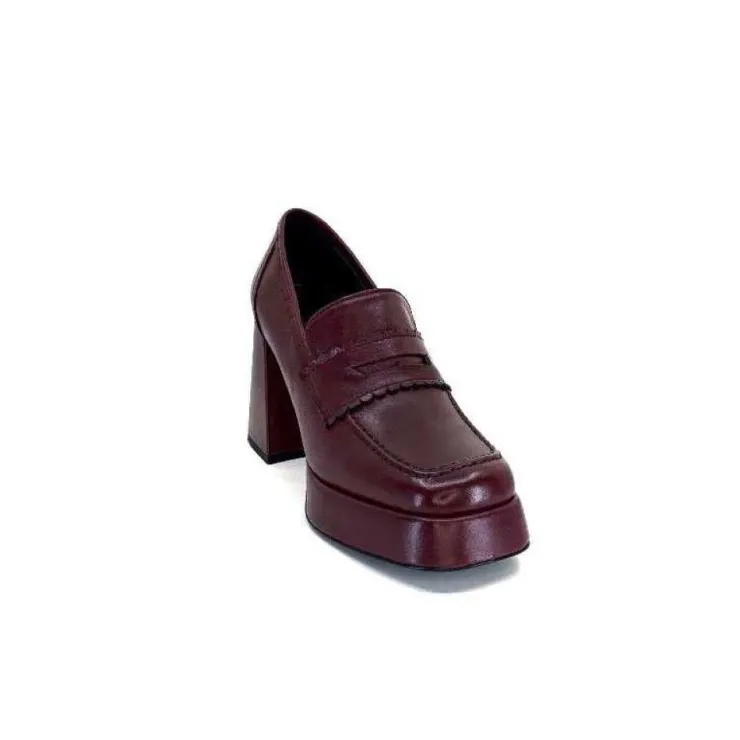 napoleoni A9183 Cuir Bordeaux*Femme Escarpins