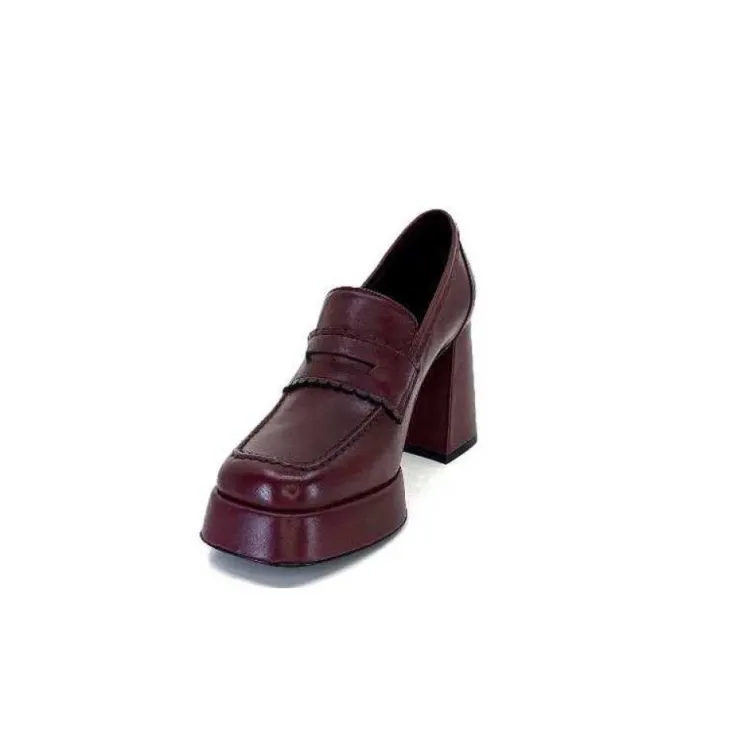 napoleoni A9183 Cuir Bordeaux*Femme Escarpins