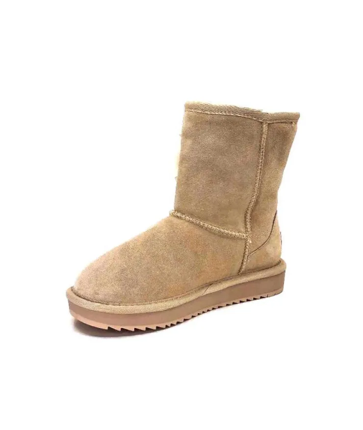 Nathan Baume N78 Daim Beige*Femme Fourrées