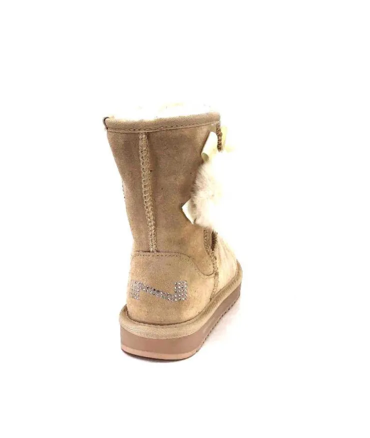 Nathan Baume N78 Daim Beige*Femme Fourrées