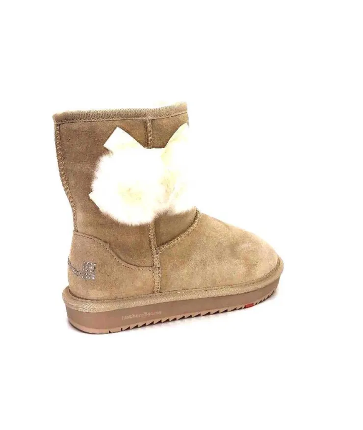 Nathan Baume N78 Daim Beige*Femme Fourrées