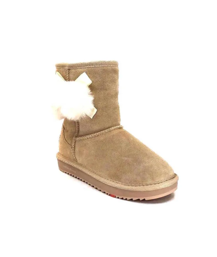 Nathan Baume N78 Daim Beige*Femme Fourrées