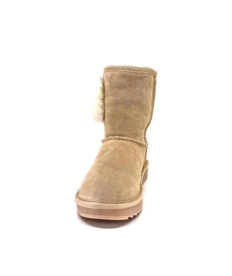 Nathan Baume N78 Daim Beige*Femme Fourrées
