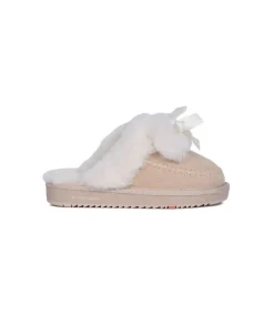 Nathan Baume N70 Daim Beige*Femme Pantoufles