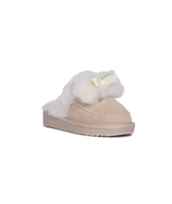 Nathan Baume N70 Daim Beige*Femme Pantoufles