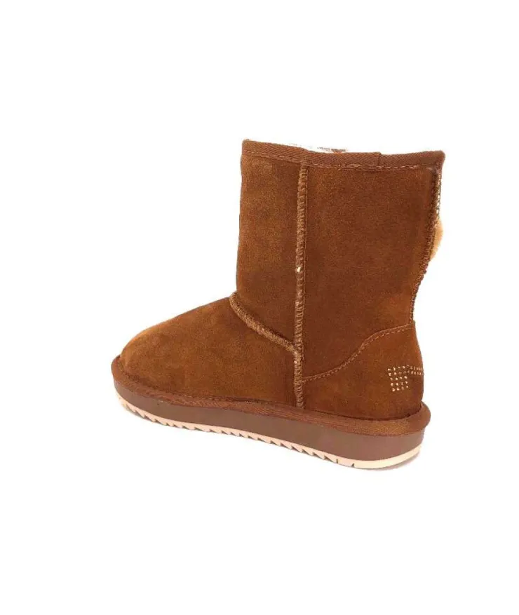 Nathan Baume N78- Daim Marron*Femme Bottines