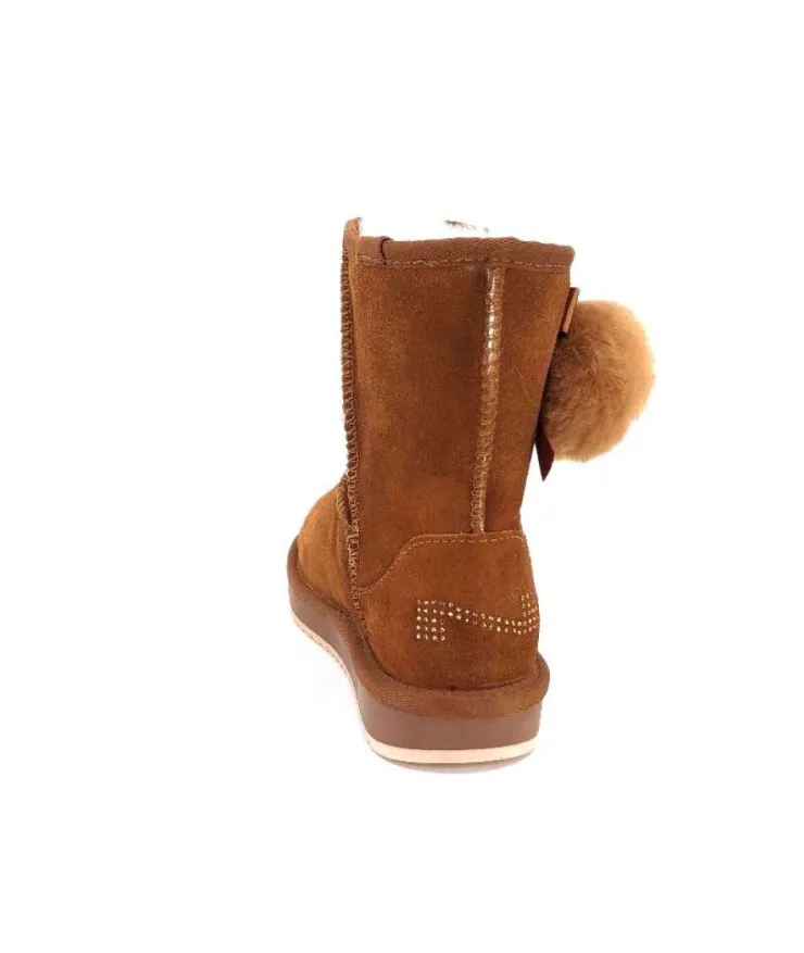 Nathan Baume N78- Daim Marron*Femme Bottines