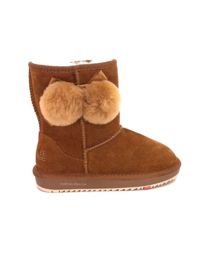 Nathan Baume N78- Daim Marron*Femme Bottines