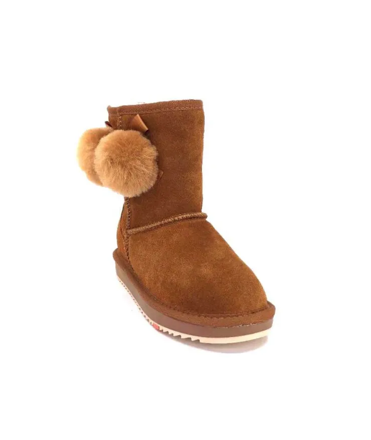Nathan Baume N78- Daim Marron*Femme Bottines
