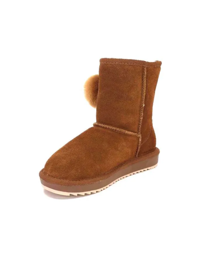 Nathan Baume N78- Daim Marron*Femme Bottines