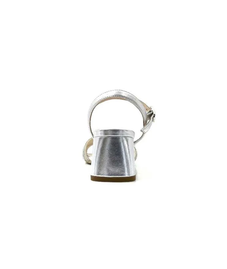 Nero Giardini Nero Gardini 307320 De Cuir Strass Argent*Femme Sandales