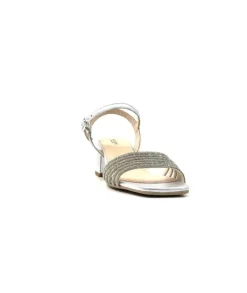 Nero Giardini Nero Gardini 307320 De Cuir Strass Argent*Femme Sandales